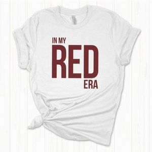 In My Red Era Taylor Swift Inspired T-shirt Red (Taylor's Version) Inspired Tee